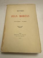 MOREAS Jean  livre  «  œuvres « 